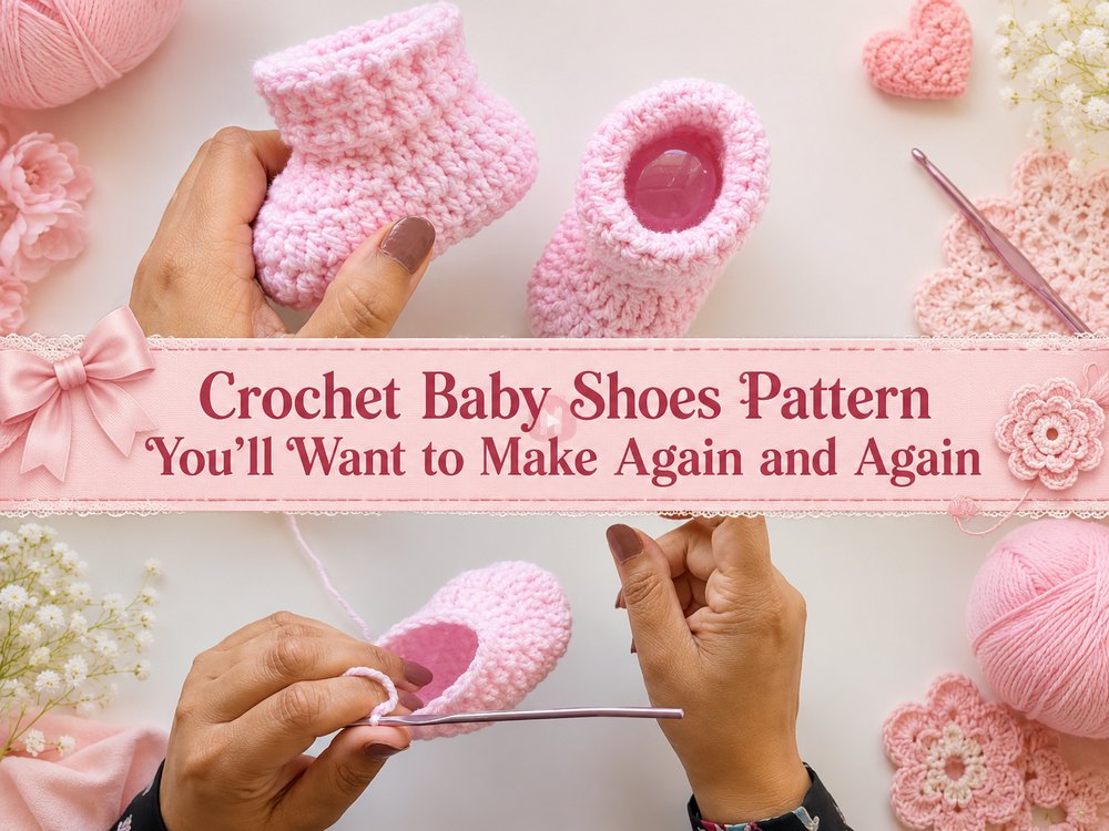 Crochet Baby Shoes Pattern You’ll Want to Make Again and Again