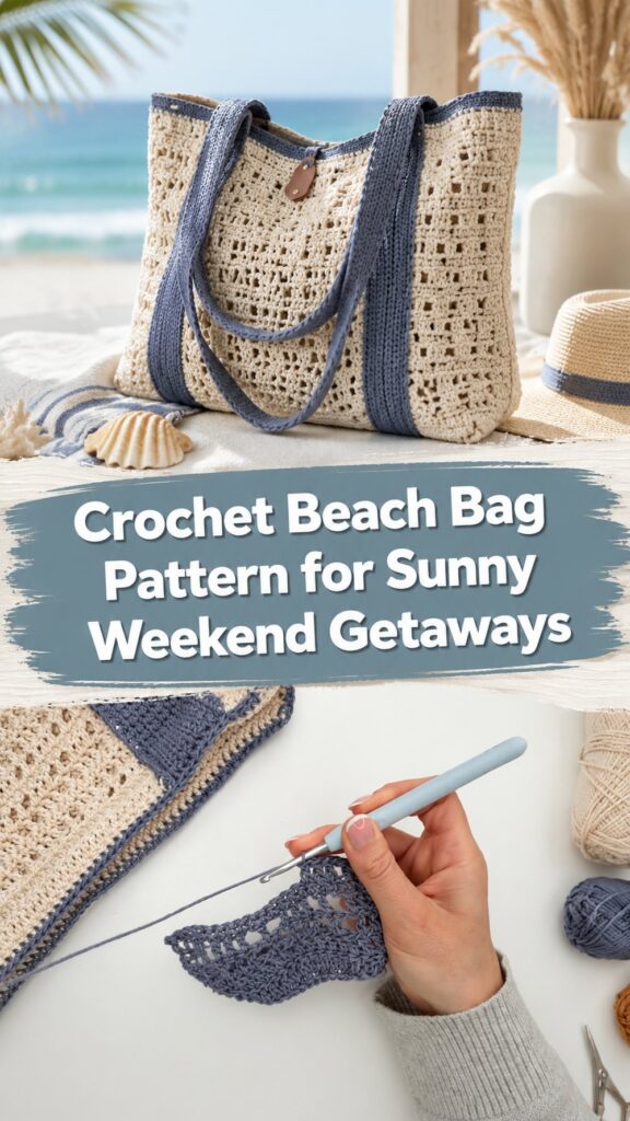 Crochet Beach Bag Pattern for Sunny Weekend Getaways