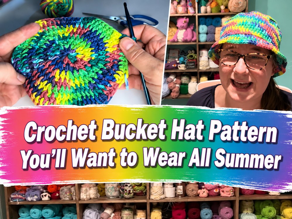 Crochet Bucket Hat Pattern You’ll Want to Wear All Summer