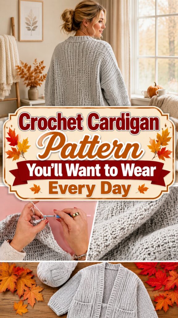 Crochet Cardigan Pattern You’ll Want to Wear Every Day