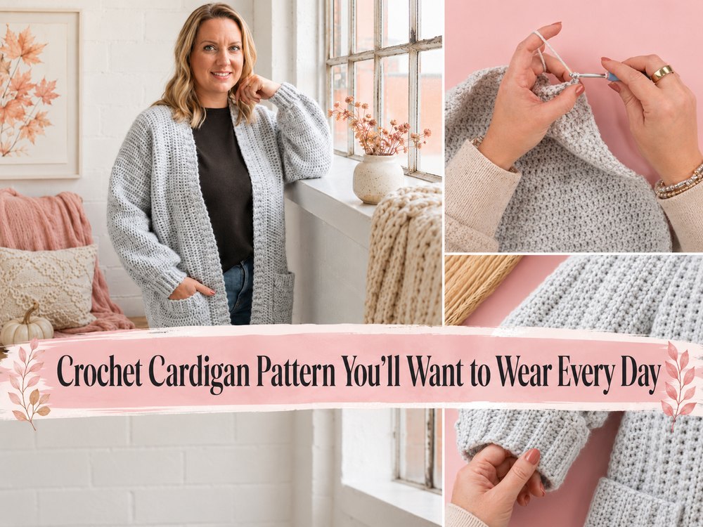 Crochet Cardigan Pattern You’ll Want to Wear Every Day