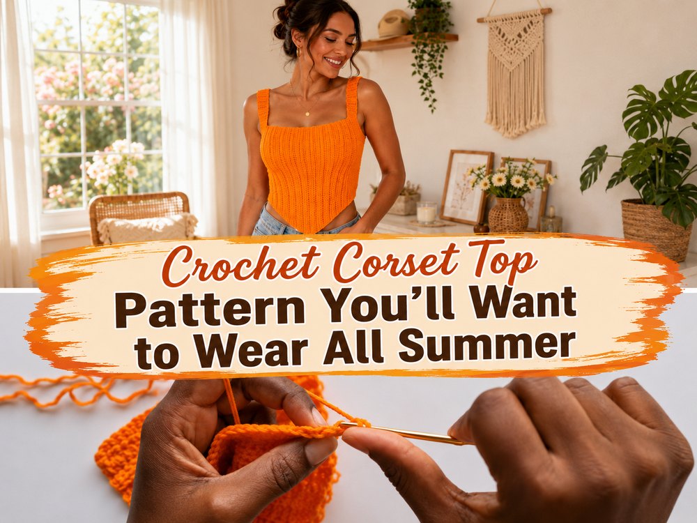 Crochet Corset Top Pattern You’ll Want to Wear All Summer