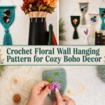 Crochet Floral Wall Hanging Pattern for Cozy Boho Decor