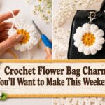 Crochet Flower Bag Charm You’ll Want to Make This Weekend