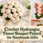 Crochet Hydrangea Flower Bouquet Pattern for Handmade Gifts