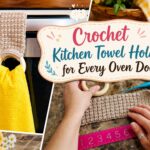 Crochet Kitchen Towel Holder for Every Oven Door