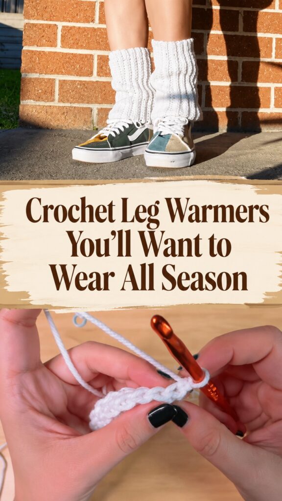 Crochet Leg Warmers You’ll Want to Wear All Season