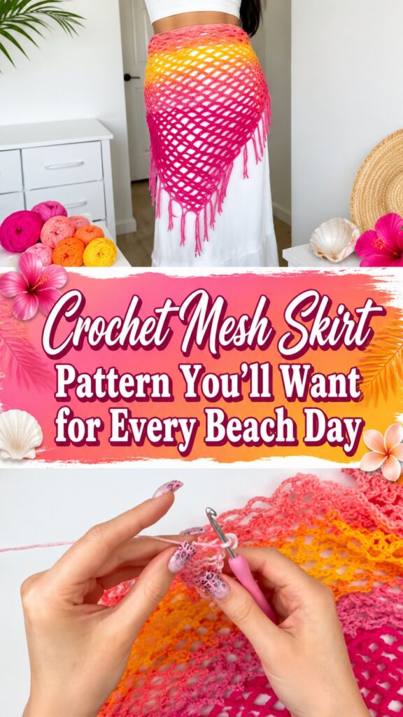 Crochet Mesh Skirt Pattern You’ll Want for Every Beach Day