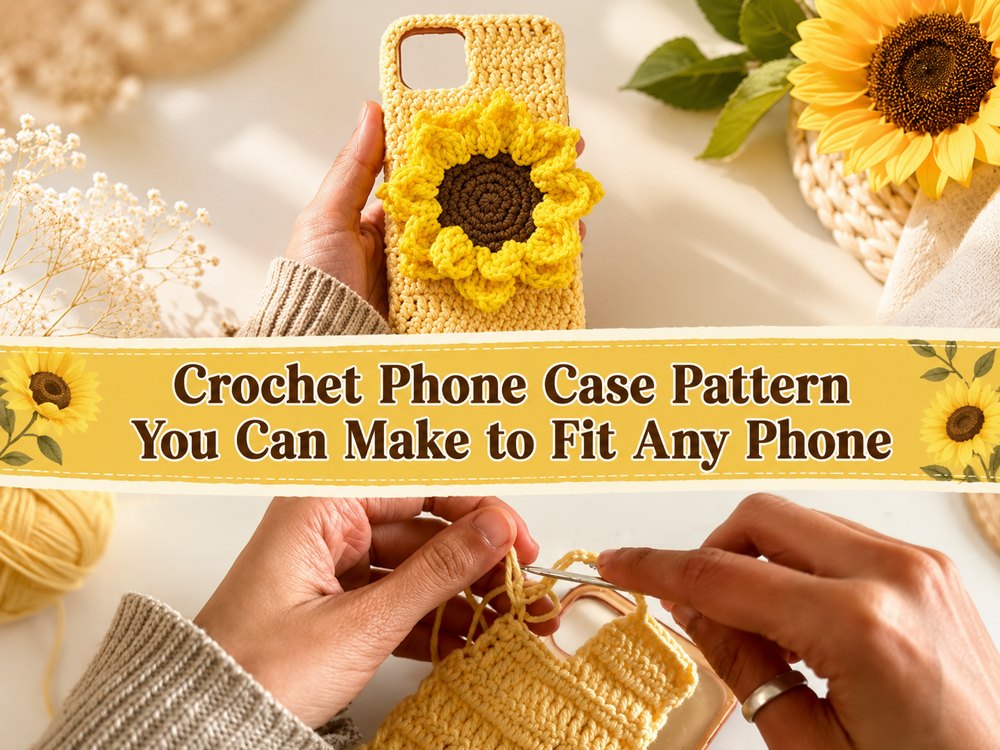 Crochet Phone Case Pattern You Can Make to Fit Any Phone