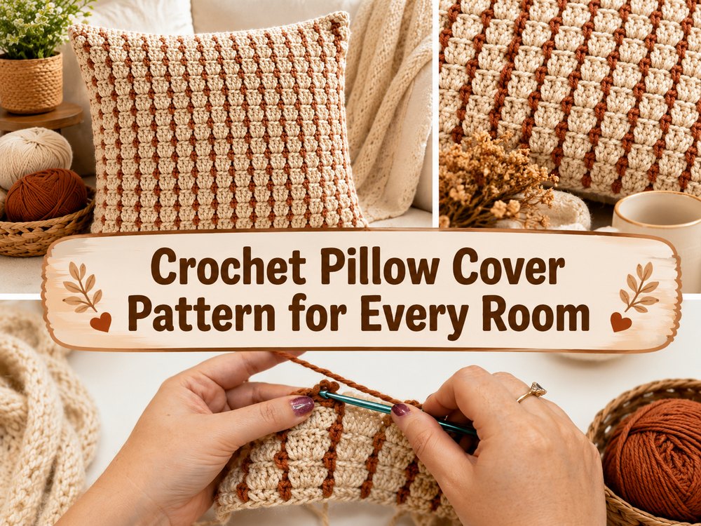 Crochet Pillow Cover Pattern for Every Room