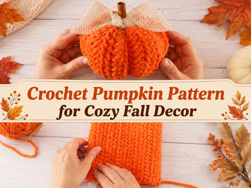 Crochet Pumpkin Pattern for Cozy Fall Decor