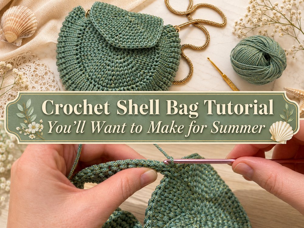 Crochet Shell Bag Tutorial You’ll Want to Make for Summer