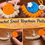 Crochet Snail Keychain Pattern You’ll Want to Make Today