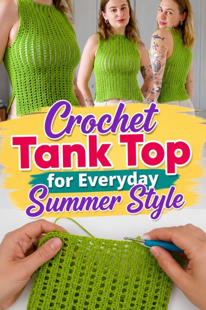 Crochet Tank Top for Everyday Summer Style