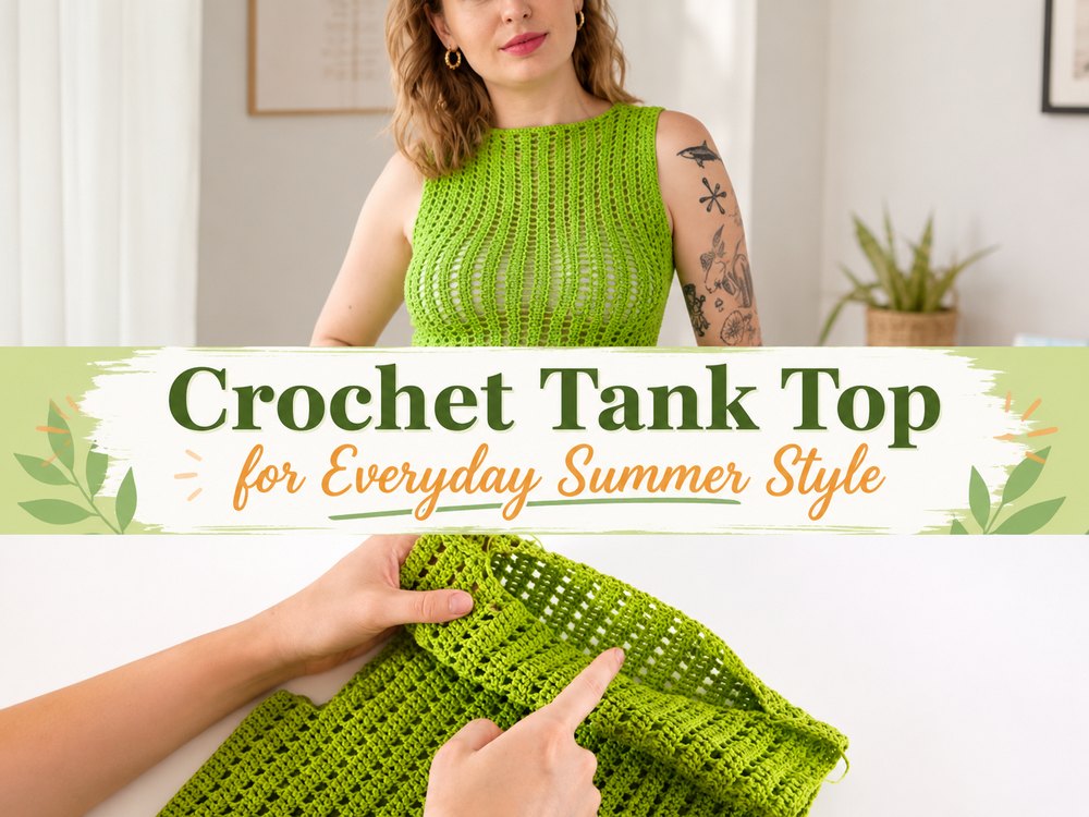 Crochet Tank Top for Everyday Summer Style