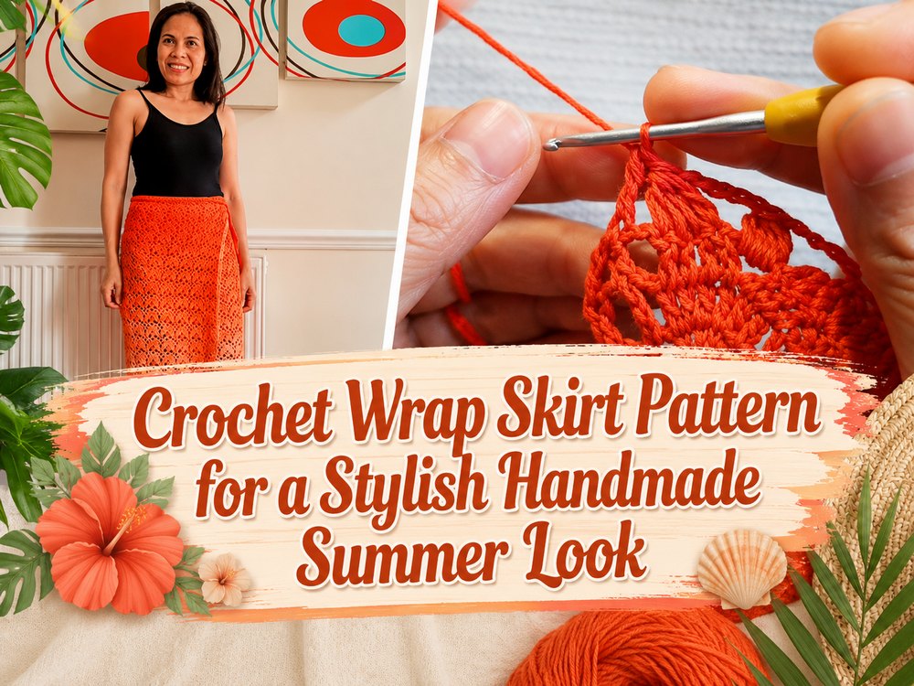 Crochet Wrap Skirt Pattern for a Stylish Handmade Summer Look
