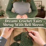 Dreamy Crochet Fairy Shrug With Bell Sleeves