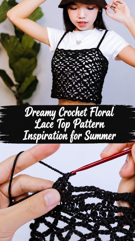 Dreamy Crochet Floral Lace Top Pattern Inspiration for Summer