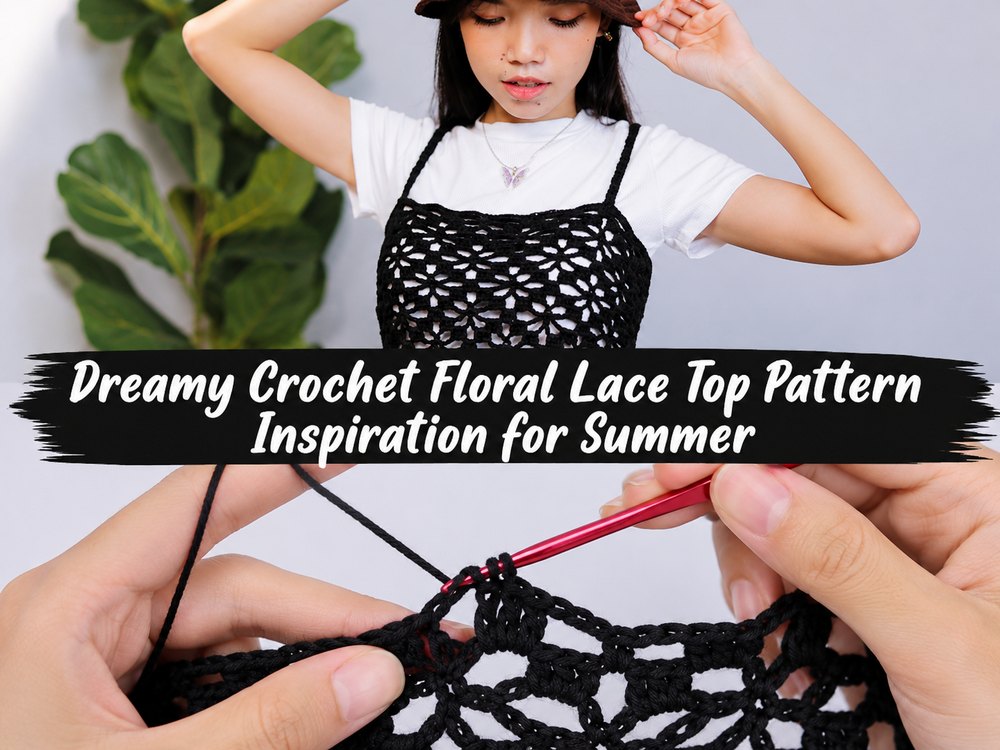 Dreamy Crochet Floral Lace Top Pattern Inspiration for Summer