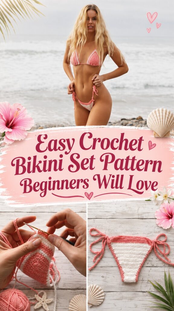 Easy Crochet Bikini Set Pattern Beginners Will Love