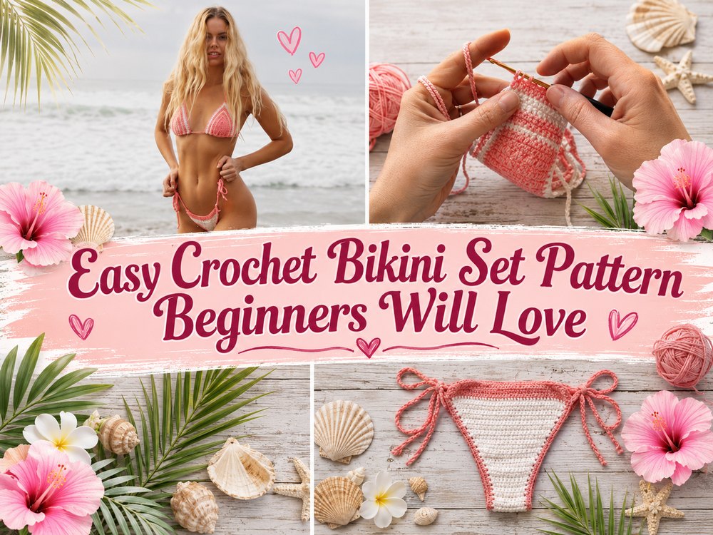 Easy Crochet Bikini Set Pattern Beginners Will Love