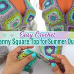Easy Crochet Granny Square Top for Summer Outfits