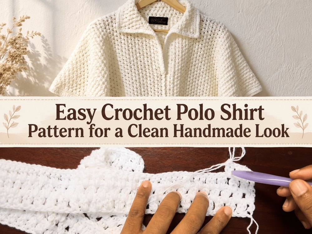 Easy Crochet Polo Shirt Pattern for a Clean Handmade Look