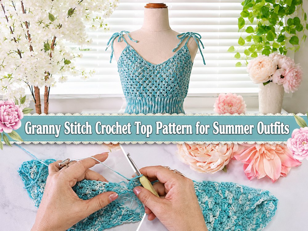 Granny Stitch Crochet Top Pattern for Summer Outfits