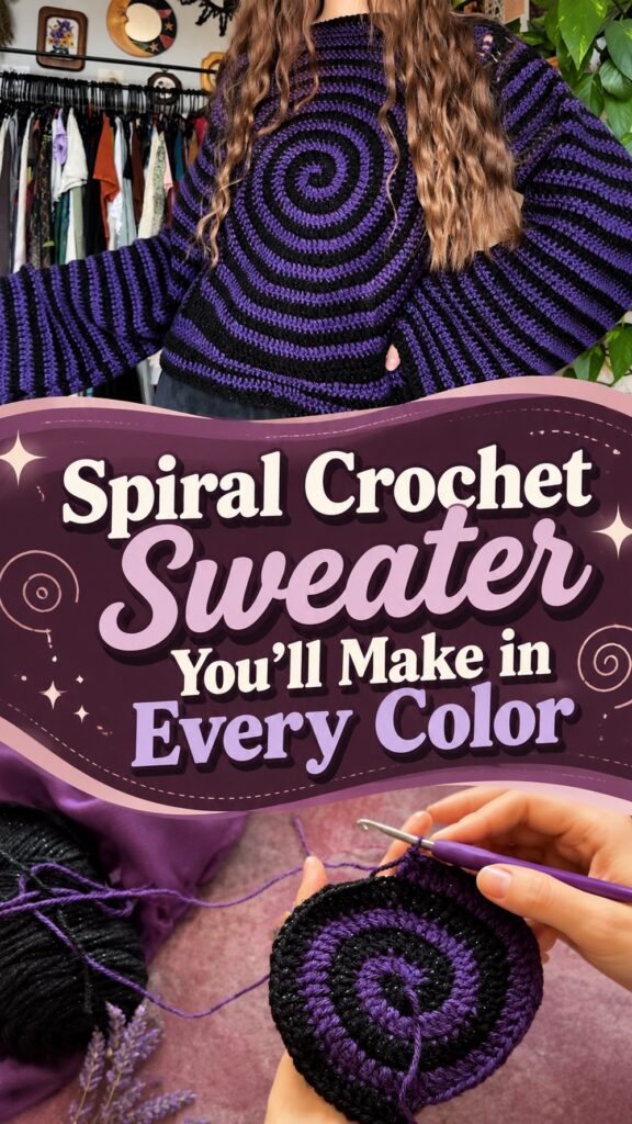 Spiral Crochet Sweater You’ll Make in Every Color
