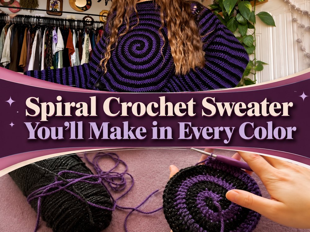 Spiral Crochet Sweater You’ll Make in Every Color