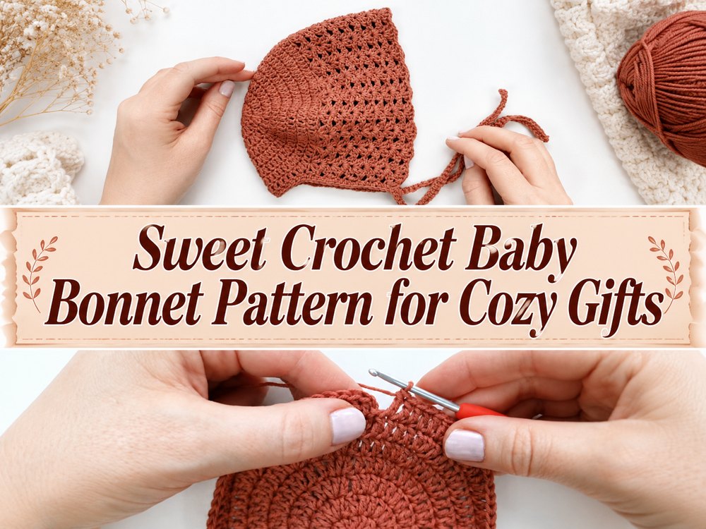 Sweet Crochet Baby Bonnet Pattern for Cozy Gifts