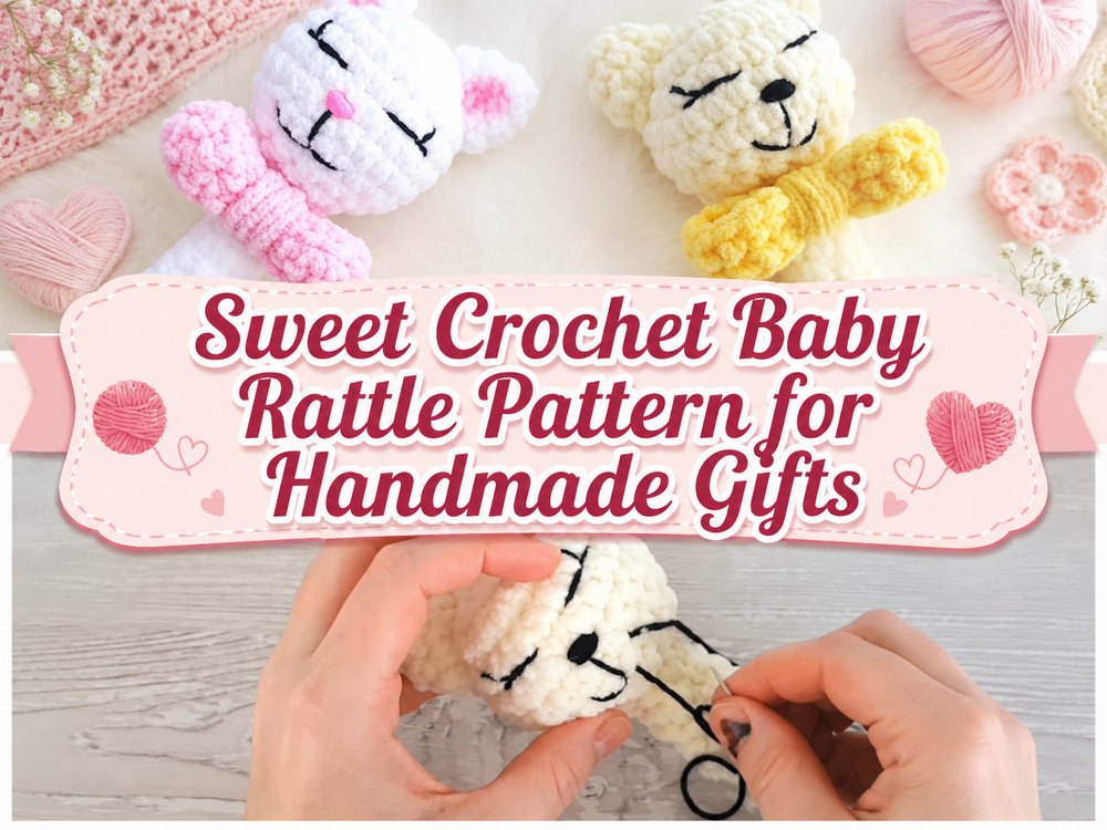 Sweet Crochet Baby Rattle Pattern for Handmade Gifts