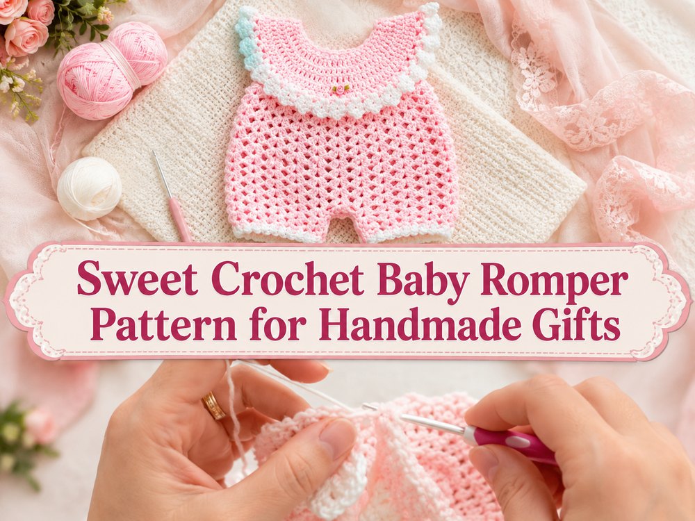 Sweet Crochet Baby Romper Pattern for Handmade Gifts