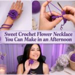 Sweet Crochet Flower Necklace You Can Make in an Afternoon