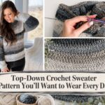 Top-Down Crochet Sweater Pattern You’ll Want to Wear Every Day