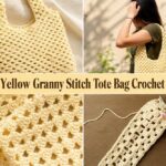 Butter Yellow Granny Stitch Tote Bag Crochet Pattern