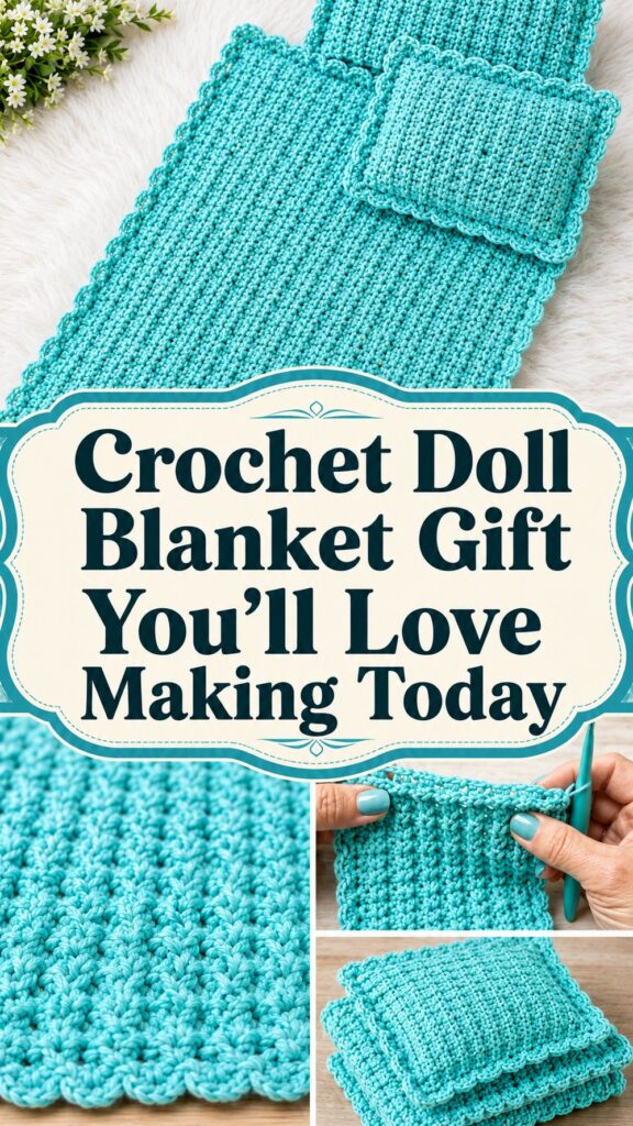 Crochet Doll Blanket Gift You’ll Love Making Today