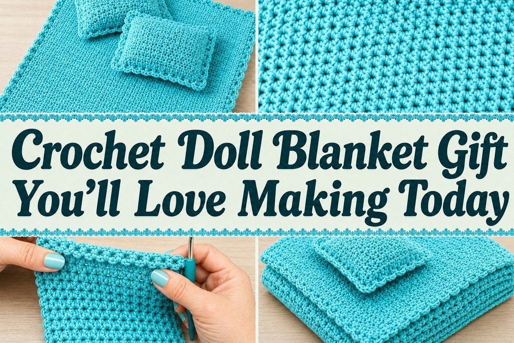 Crochet Doll Blanket Gift You’ll Love Making Today