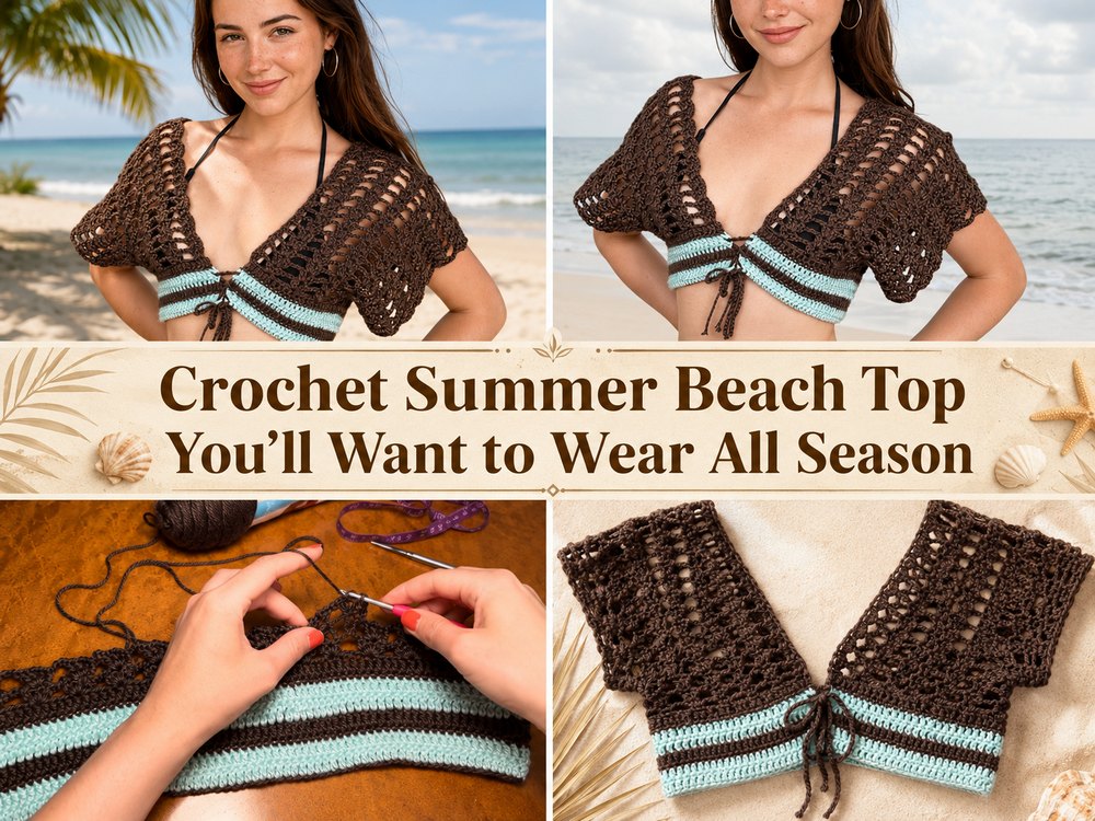 Crochet Summer Beach Top You’ll Want to Wear All Season