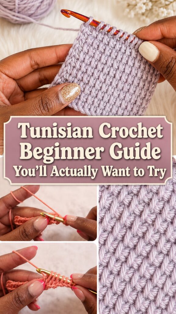 Tunisian Crochet Beginner Guide You’ll Actually Want to Try