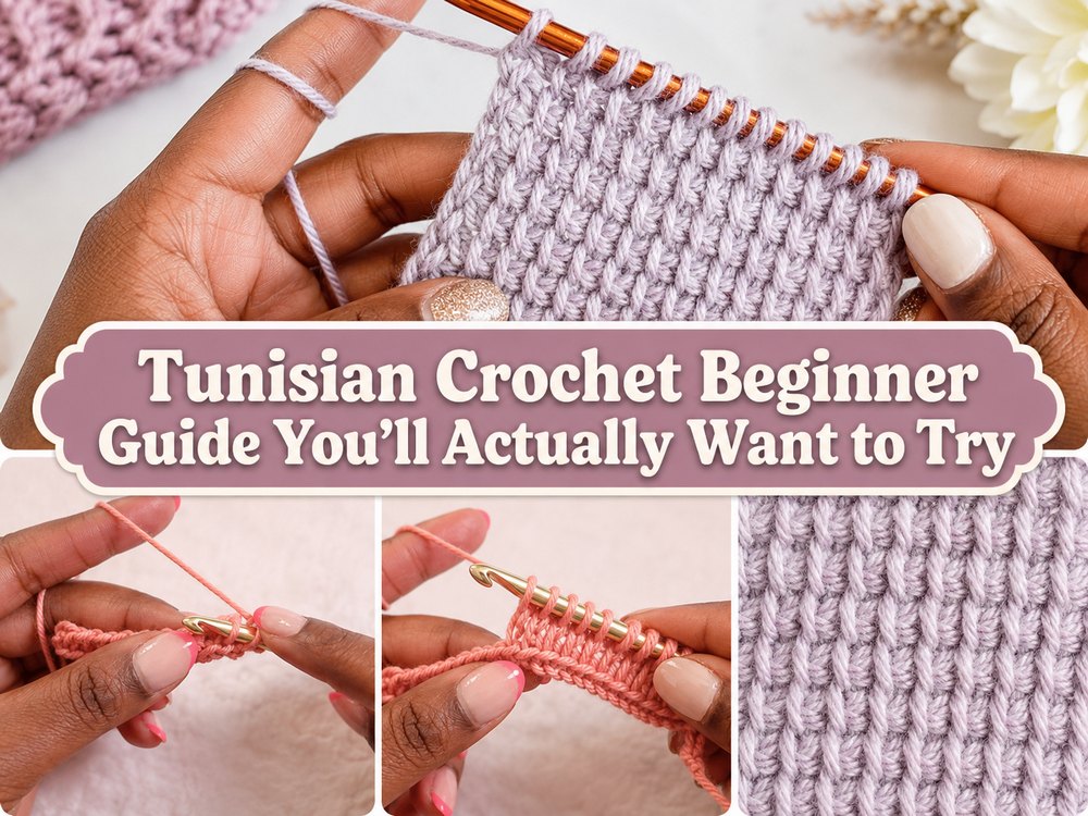 Tunisian Crochet Beginner Guide You’ll Actually Want to Try